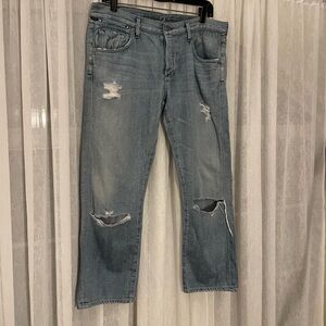 Citizens Of Humanity Distressed Jeans Cropped Jeans Size 29 100% Cotton